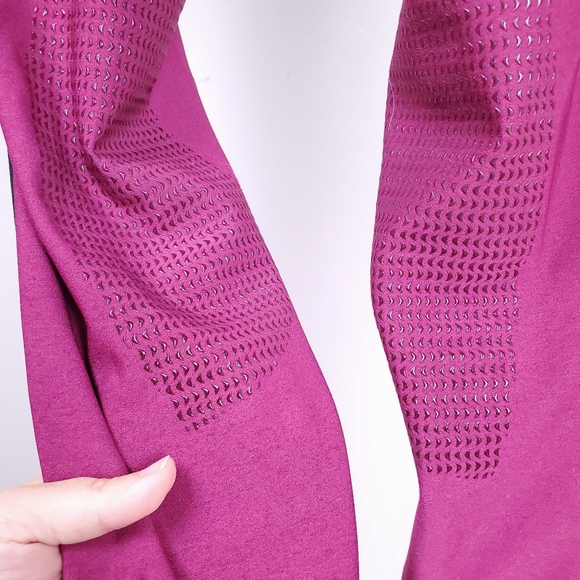 PIPER magenta equestrian tight riding stretch pant - Picture 4 of 7